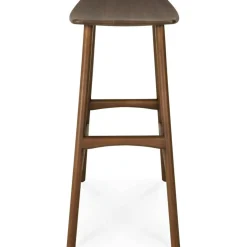 Osso Barstol 78 cm, Mörkbetsad Teak