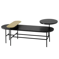 Palette Soffbord Jh7 Svart Ask / Marmor