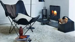 Pampa Mariposa Butterfly Chair, Black/Black