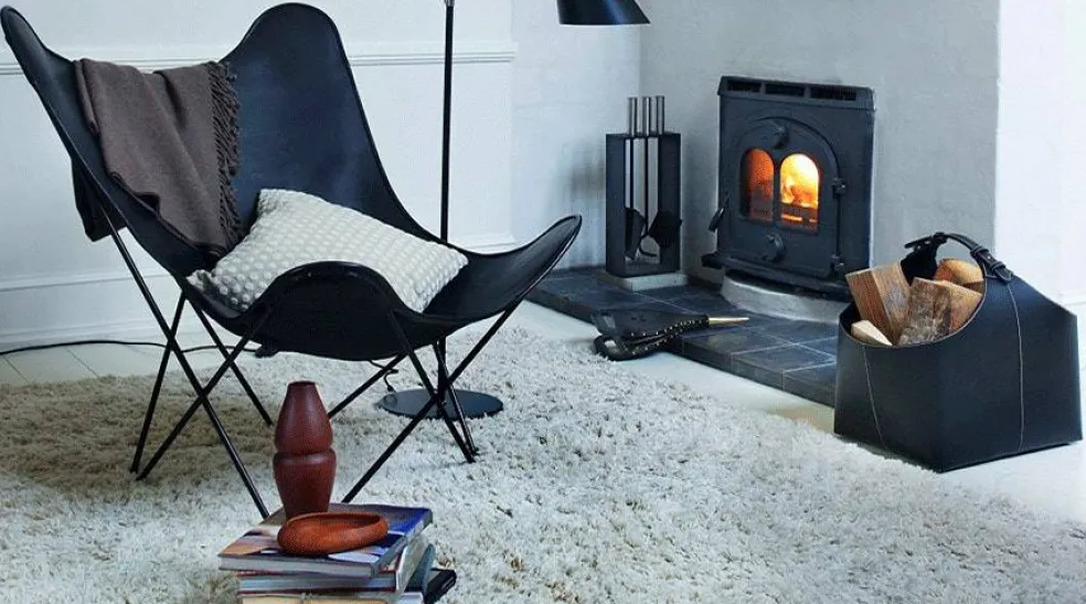 Pampa Mariposa Butterfly Chair, Black/Black
