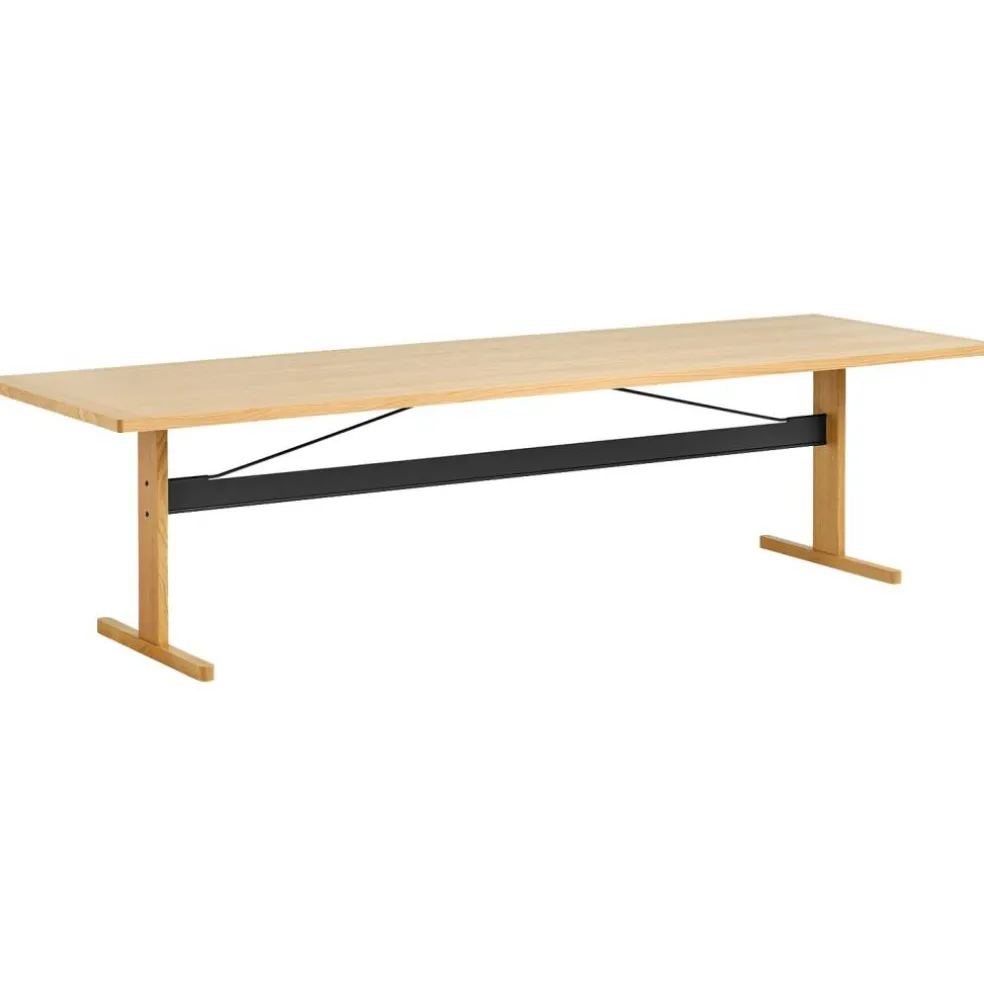 Passerelle Bord 95x300 cm, Lackad Ek / Svart