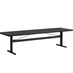 Passerelle Bord 95x300 cm, Svartlackad Ek / Svart