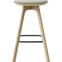 Pauline Barstol 75 cm, Oljad Ek / Hallingdal Grå