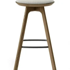 Pauline Barstol 75 cm, Rökt Ek / Hallingdal Grå
