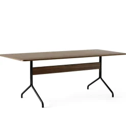 Pavilion AV19 Matbord 200x90 cm, Valnöt/Krom
