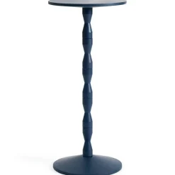 Pedestal Sidobord Ek, Blå