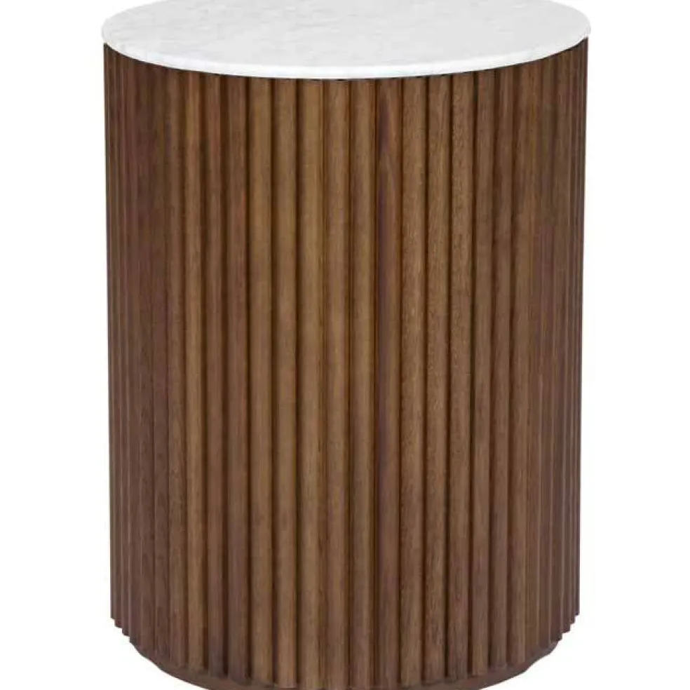 Petit Palais Skänk Marmor 55 cm, Teak