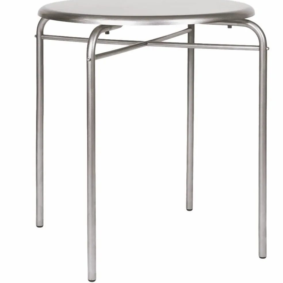 Petit Rond Bord Rostfritt Stål, Ø90 cm