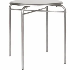 Petit Rond Bord Rostfritt Stål, Ø65 cm