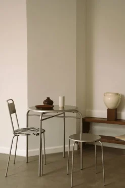 Petit Rond Bord Rostfritt Stål, Ø65 cm