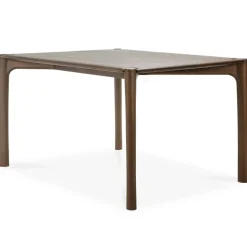 PI Matbord Mörkbetsad Teak, 100x240 cm