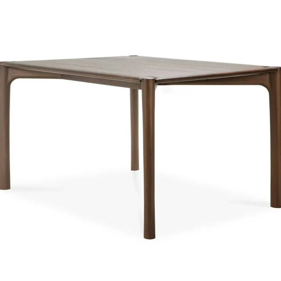 PI Matbord Mörkbetsad Teak, 100x240 cm