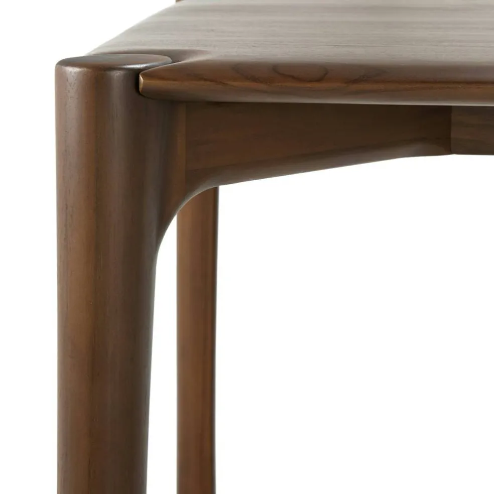 PI Matbord Mörkbetsad Teak, 100x240 cm