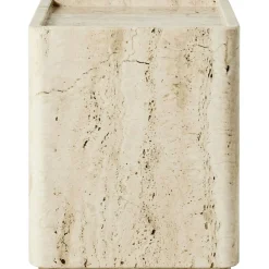Pietra Sidobord 33x33 cm, Travertin