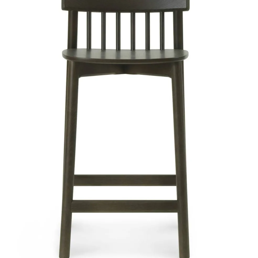Pind Barstol 75 cm, Mörkbetsad Ask