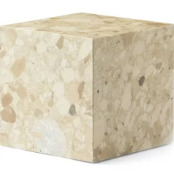 Plinth Cubic Sidobord 40x40 cm, Kunis Breccia Marmor