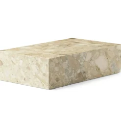 Plinth Low Soffbord 100x60 cm, Kunis Breccia Marmor