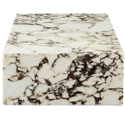 Plinth Low Soffbord 100x60 cm, Calacatta Viola Marmor