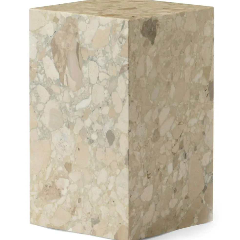 Plinth Tall Sidobord 51x30 cm, Kunis Breccia Marmor