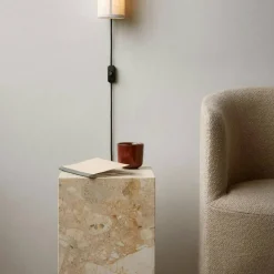 Plinth Tall Sidobord 51x30 cm, Kunis Breccia Marmor