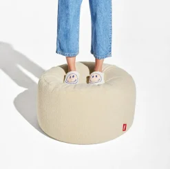 Point Large Sherp Sittpuff, Ecru