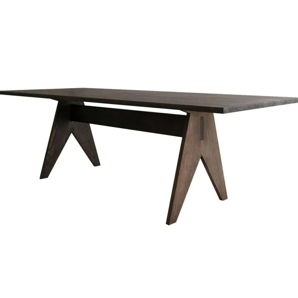 Pose Matbord 95x250 cm, Rökt Ek