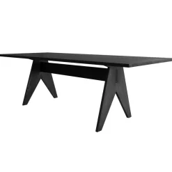 Pose Matbord 90x200 cm, Svart Ek