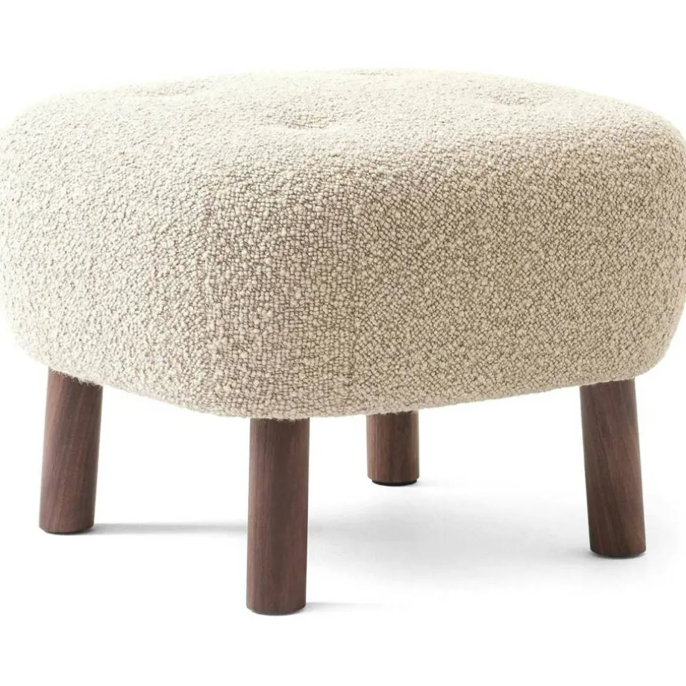 Pouf ATD1 Little Petra, Fotpall Karakorum / Valnöt