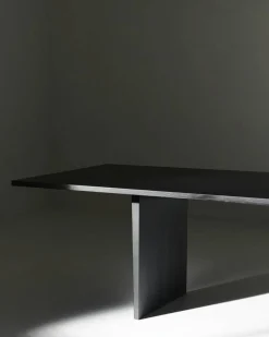 Private Matbord 320 cm, Svartbetsad Ask