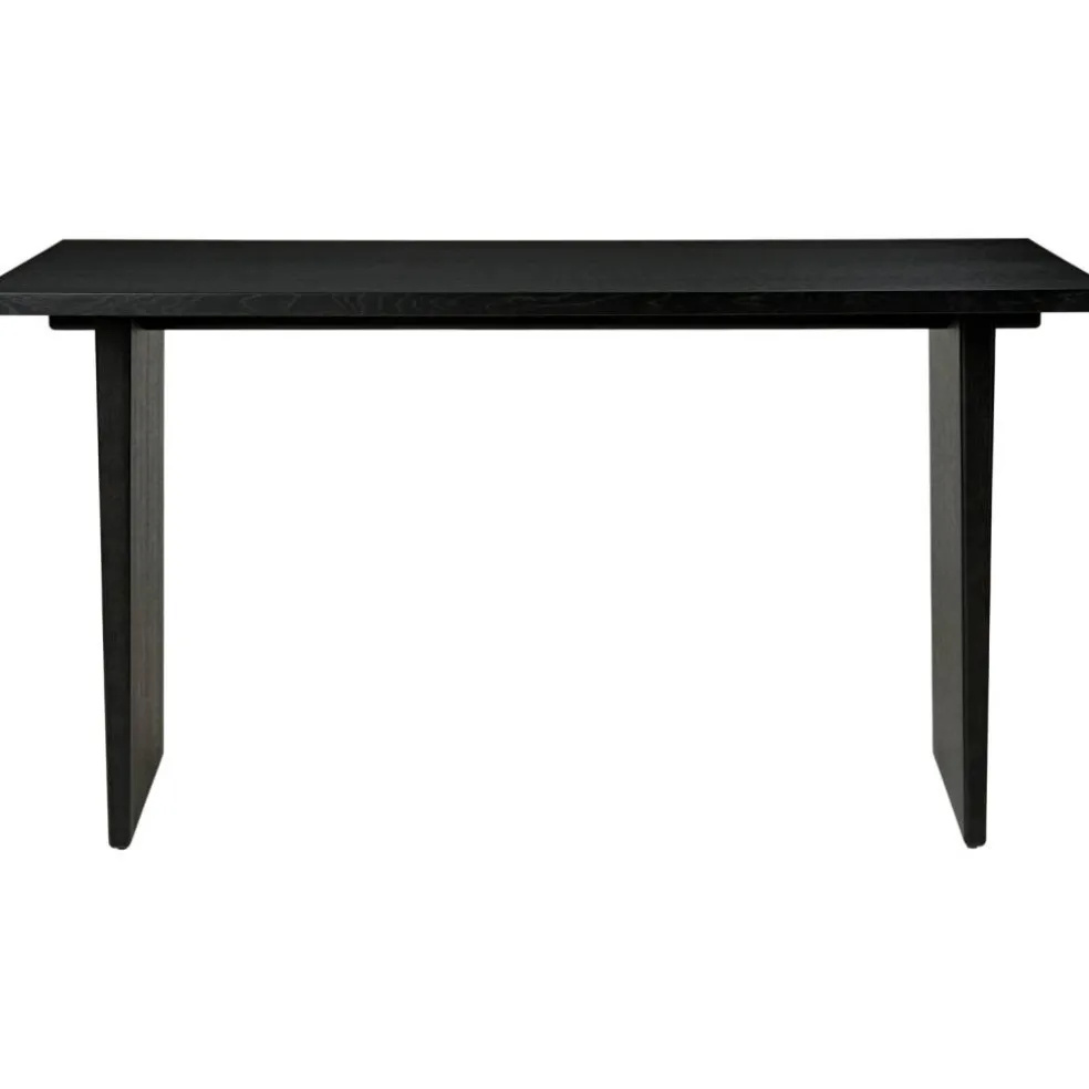 Private Skrivbord 120x60 cm, Brunsvart Betsad Ek