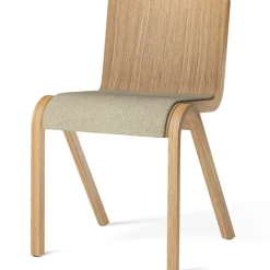 Ready Stol, Klädd Framsida, Mörkbetsad Ek / Bouclé 02