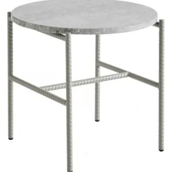 Rebar Sidobord Ø45 cm, Fossil Grey