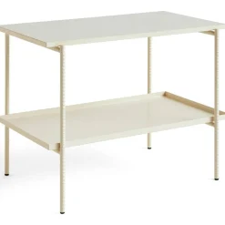 Rebar Sidobord 49x80 cm, Alabaster