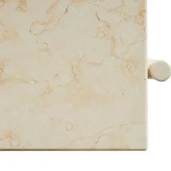 Rebar Sidobord 49x80 cm, Alabaster