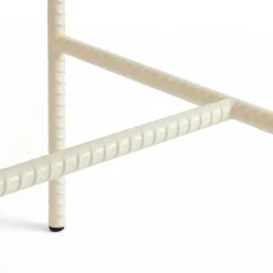 Rebar Sidobord 49x80 cm, Alabaster