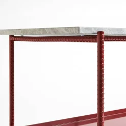 Rebar Sidobord 49x80 cm, Barn Red