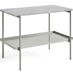 Rebar Sidobord 49x80 cm, Fossil Grey