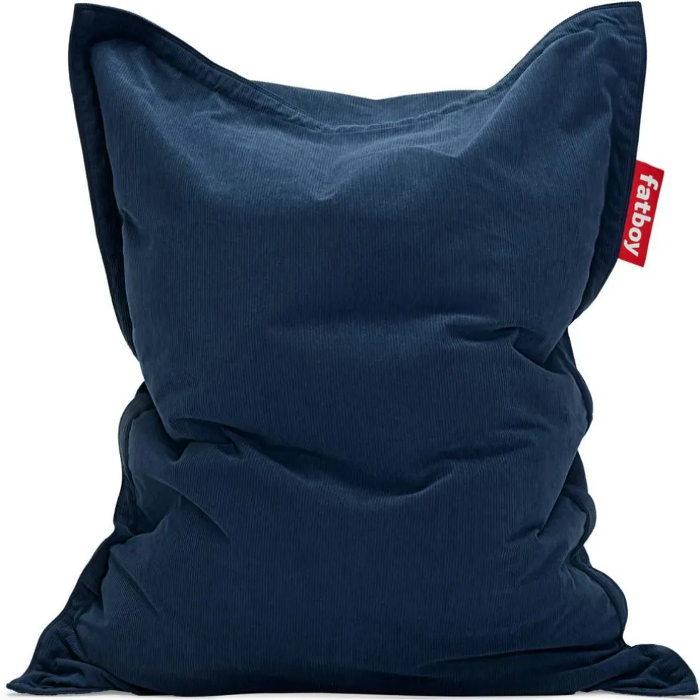 Recycled Original Slim Cord Sittsäck, Deep Blue