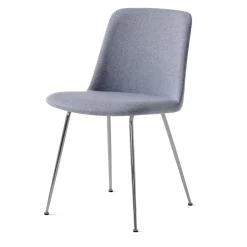 Rely Stol HW8, Krom / Rewool 658 Grå