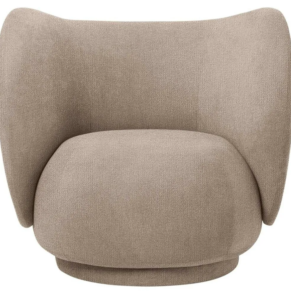 Rico Boucle Loungestol, Sand