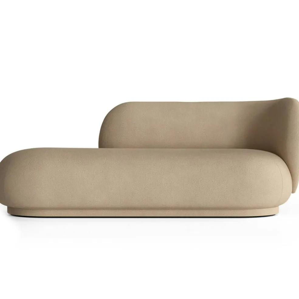 Rico Brushed Divan Höger, Sand