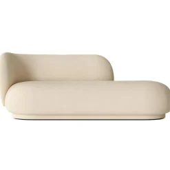 Rico Brushed Divan Vänster, Off-white