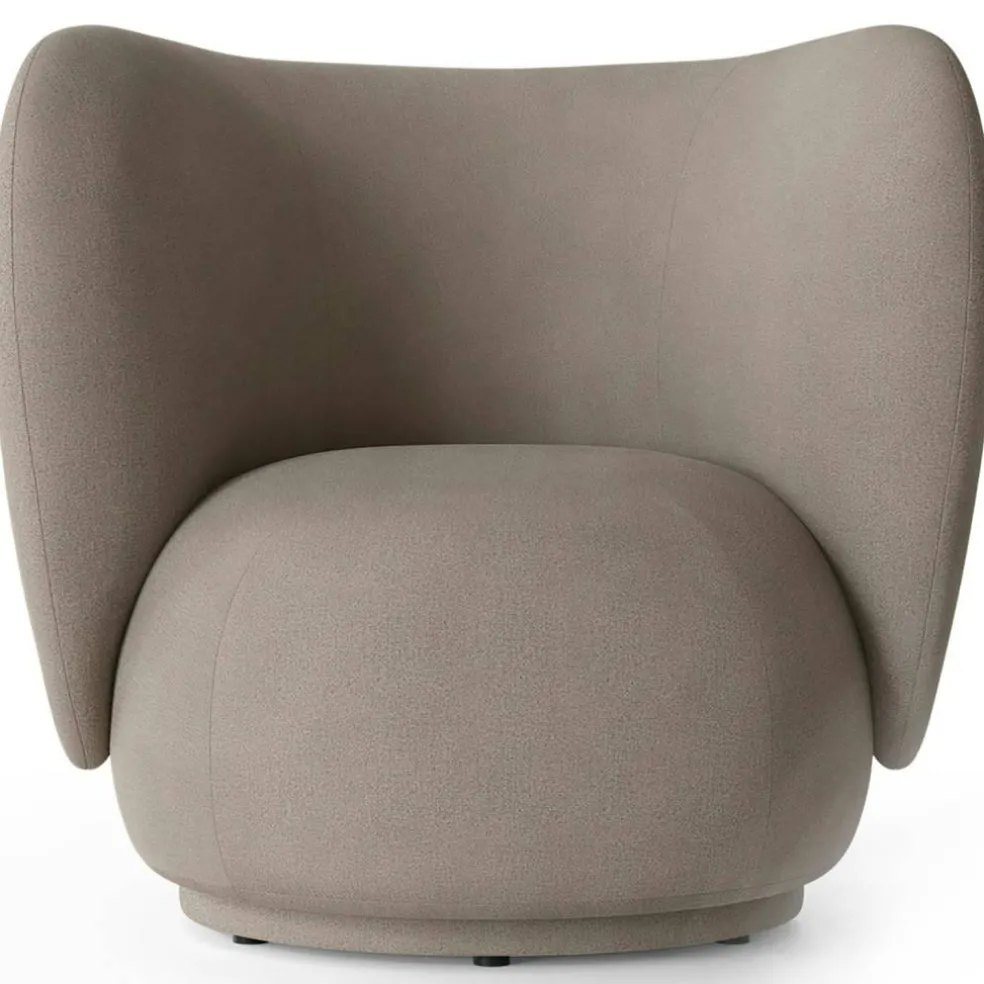 Rico Brushed Loungestol, Varmgrå