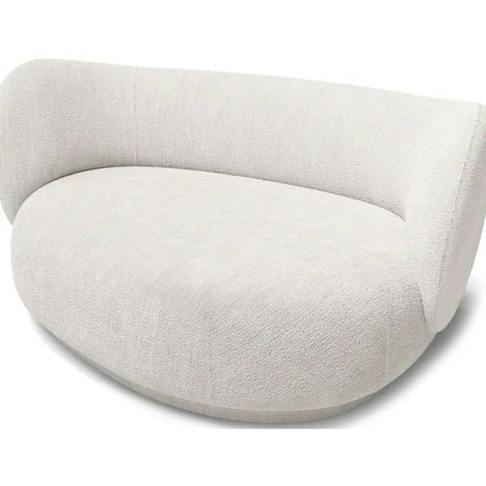Rico Curve Schäslong Höger Bouclé Off-white