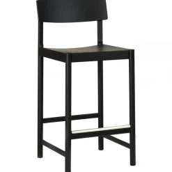 Rod Barstol 65 cm, Svartbetsad Ask