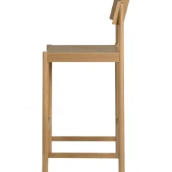 Rod Barstol 65 cm, Vitpigmenterad Ek