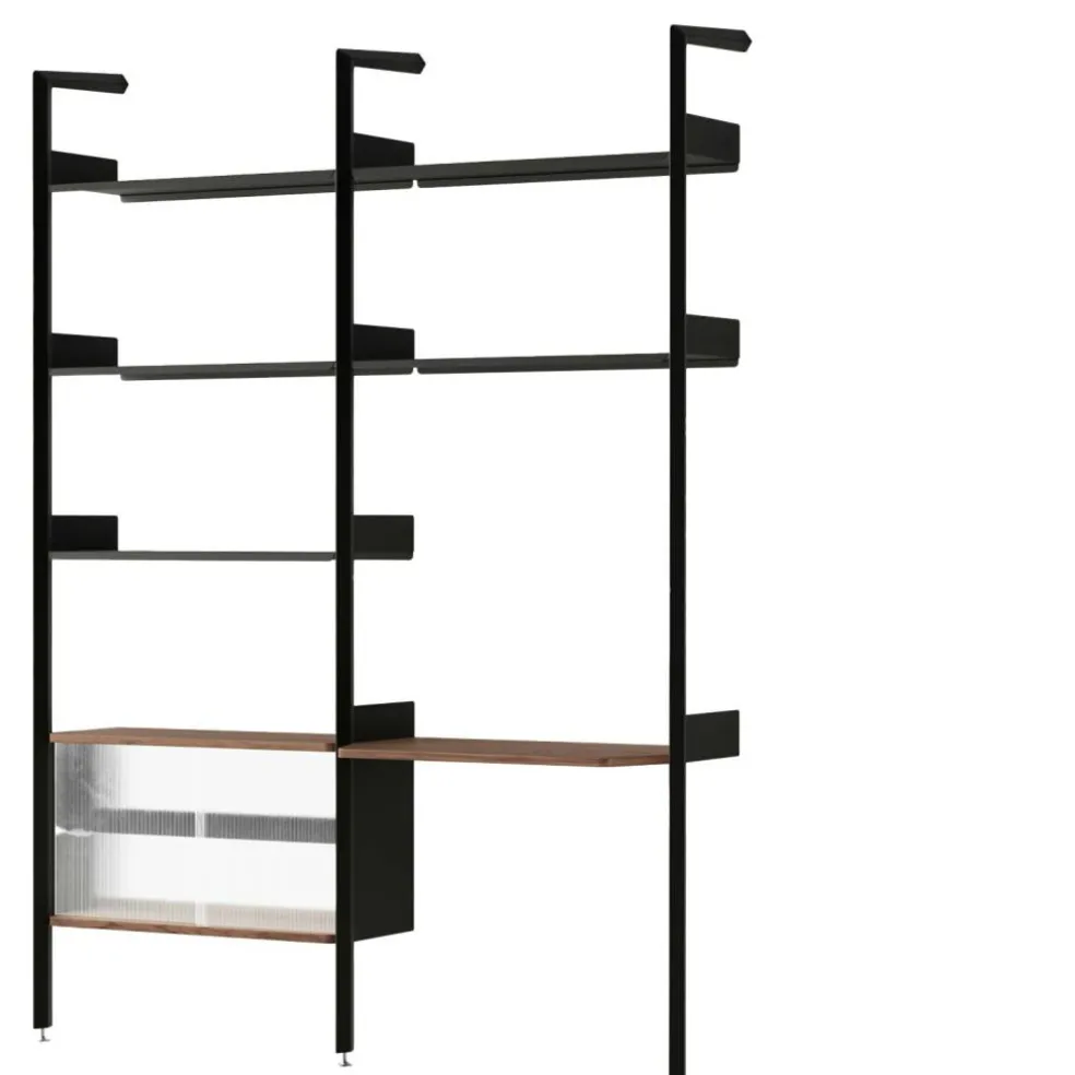 Rombe IF2/IF6 Hyllsystem Config D, Antracit