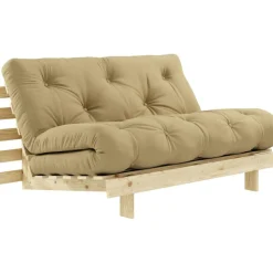 Roots 140 Bäddsoffa Med Madrass, Raw / Wheat Beige