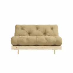 Roots 140 Bäddsoffa Med Madrass, Raw / Wheat Beige