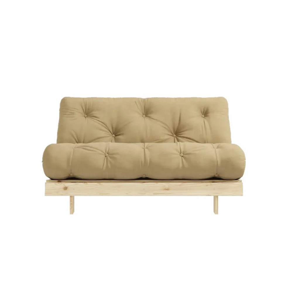 Roots 140 Bäddsoffa Med Madrass, Raw / Wheat Beige